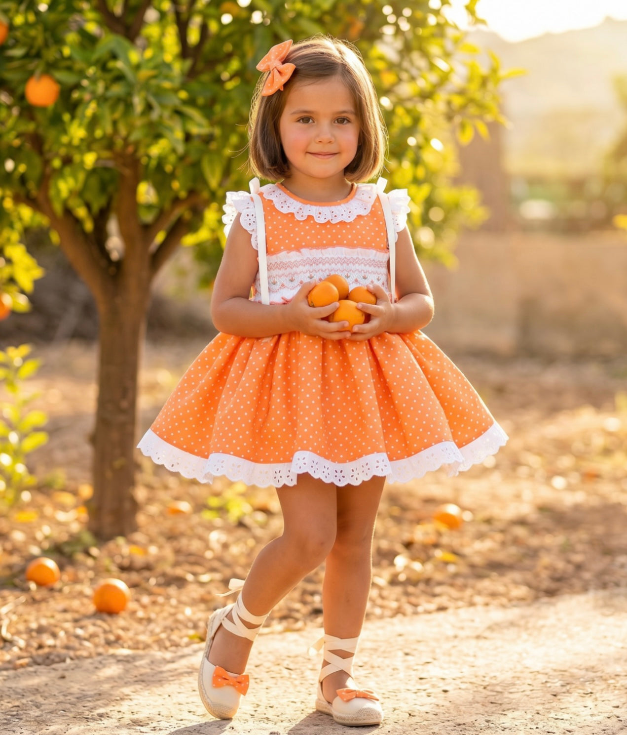 Lillybeth Smocked Dress & Bow