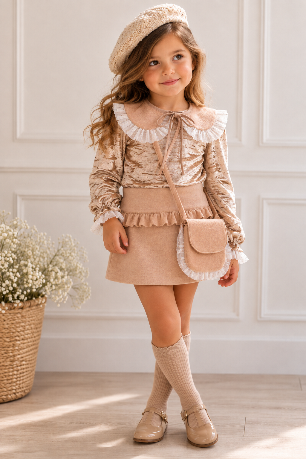 Samos Blouse & Skirt Set