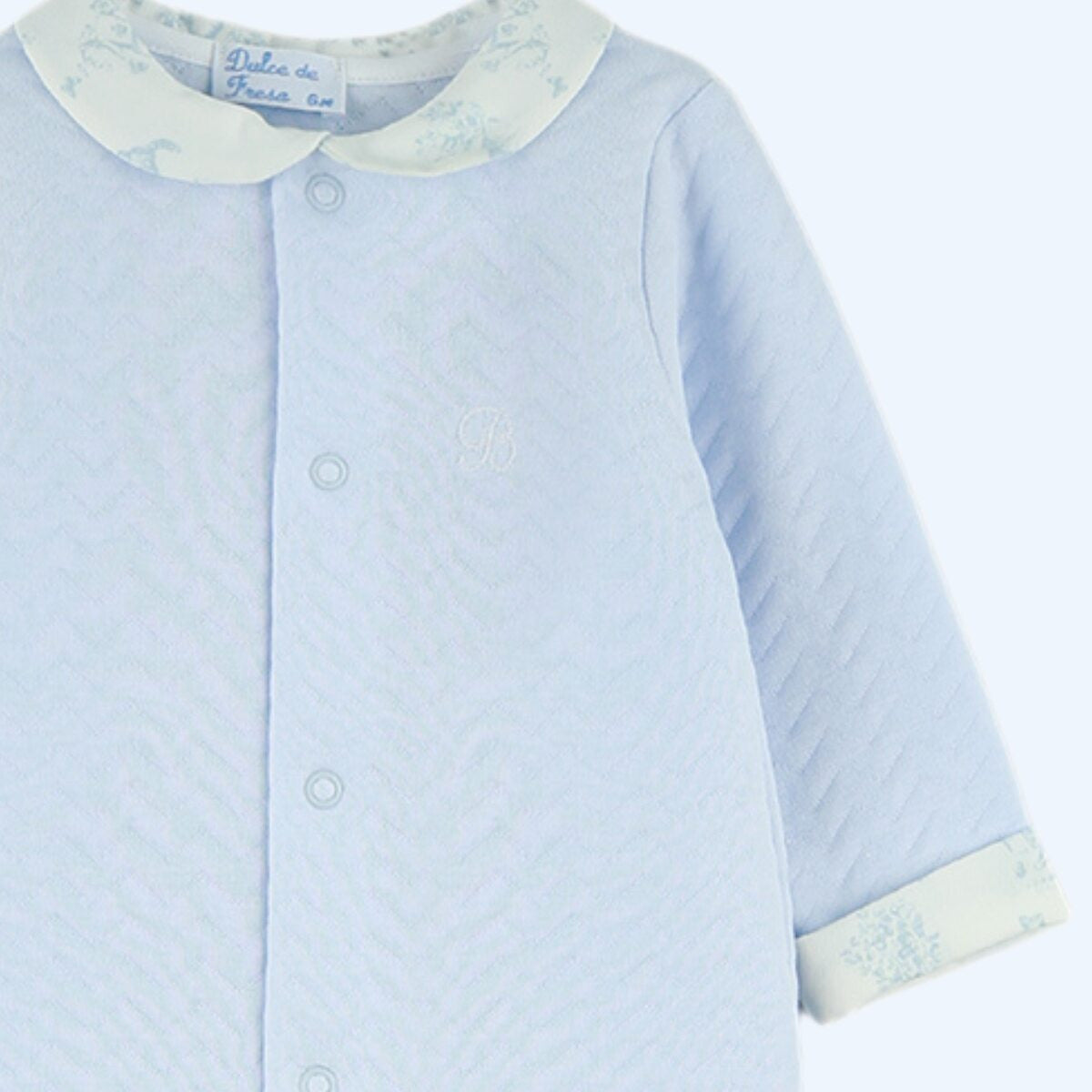 Blue Kitten Sleepsuit