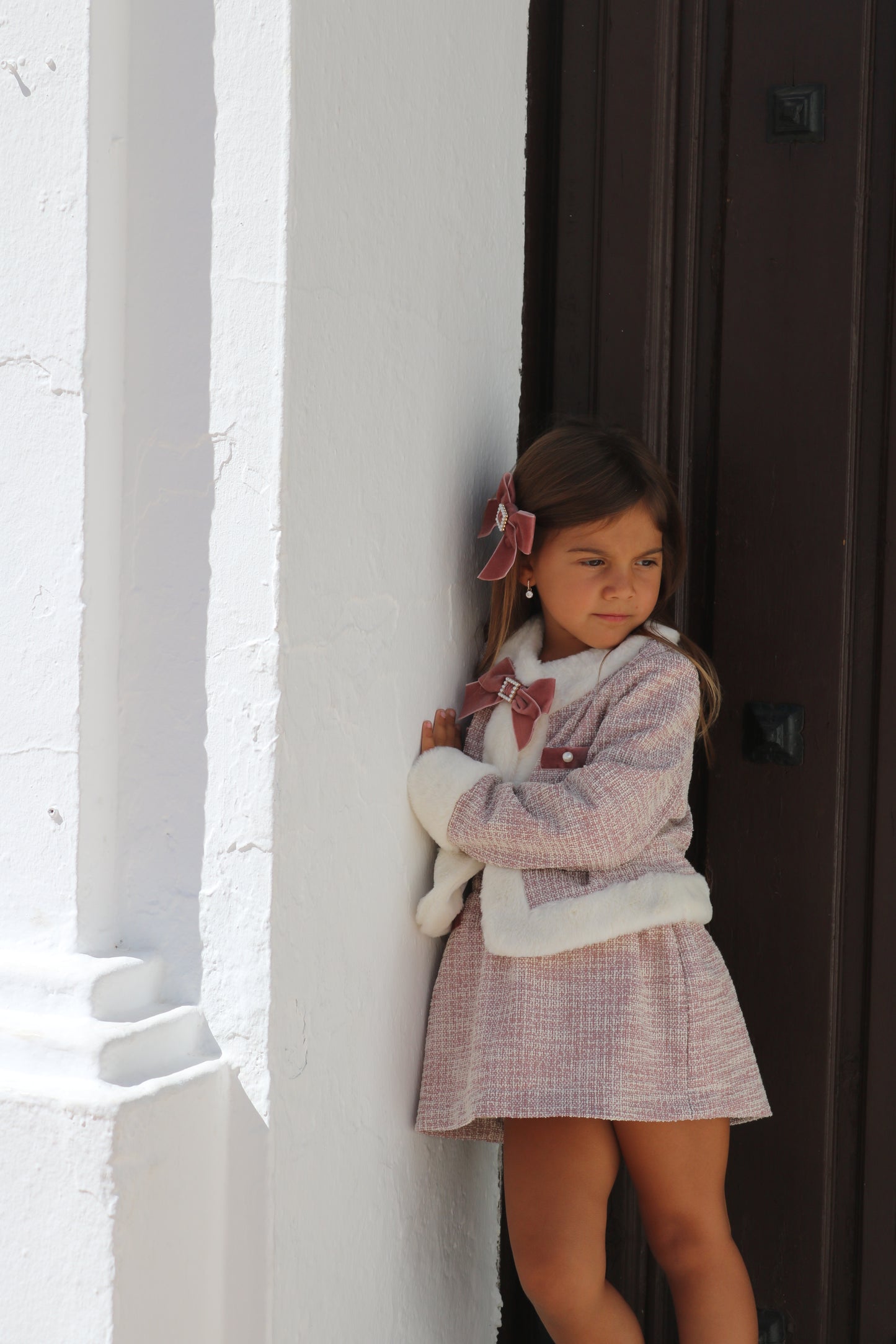 Pink Jacket & Skirt set