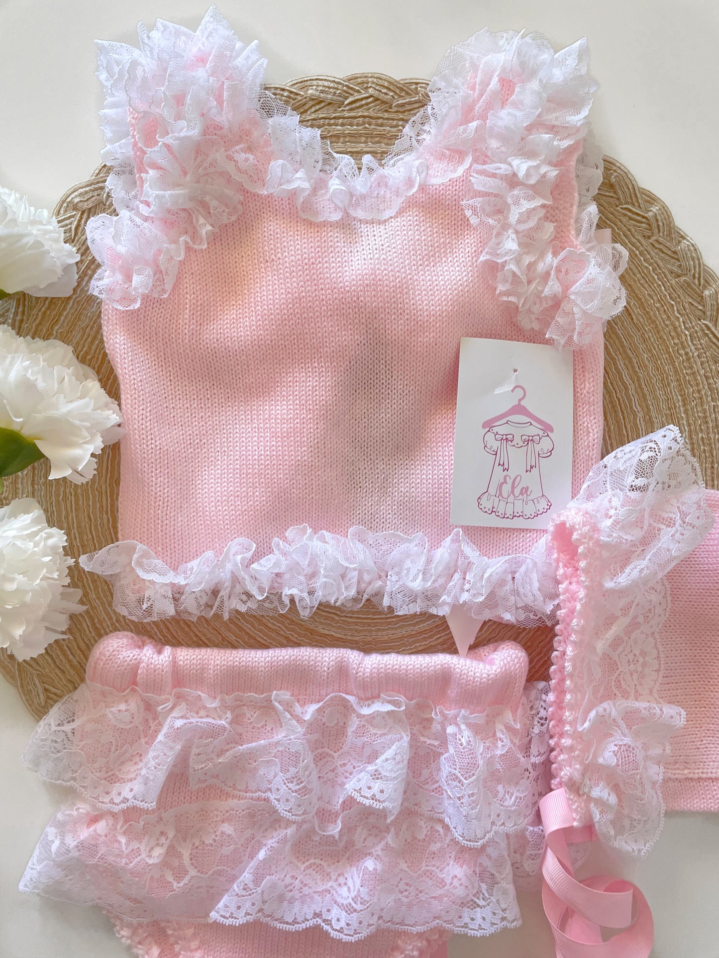 Ela summer luxury knitted set