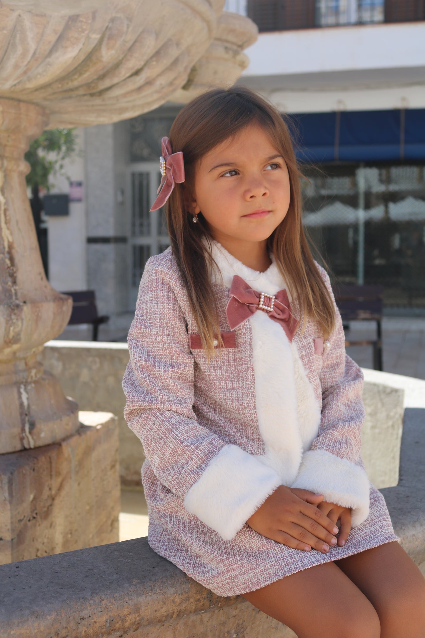 Pink Jacket & Skirt set