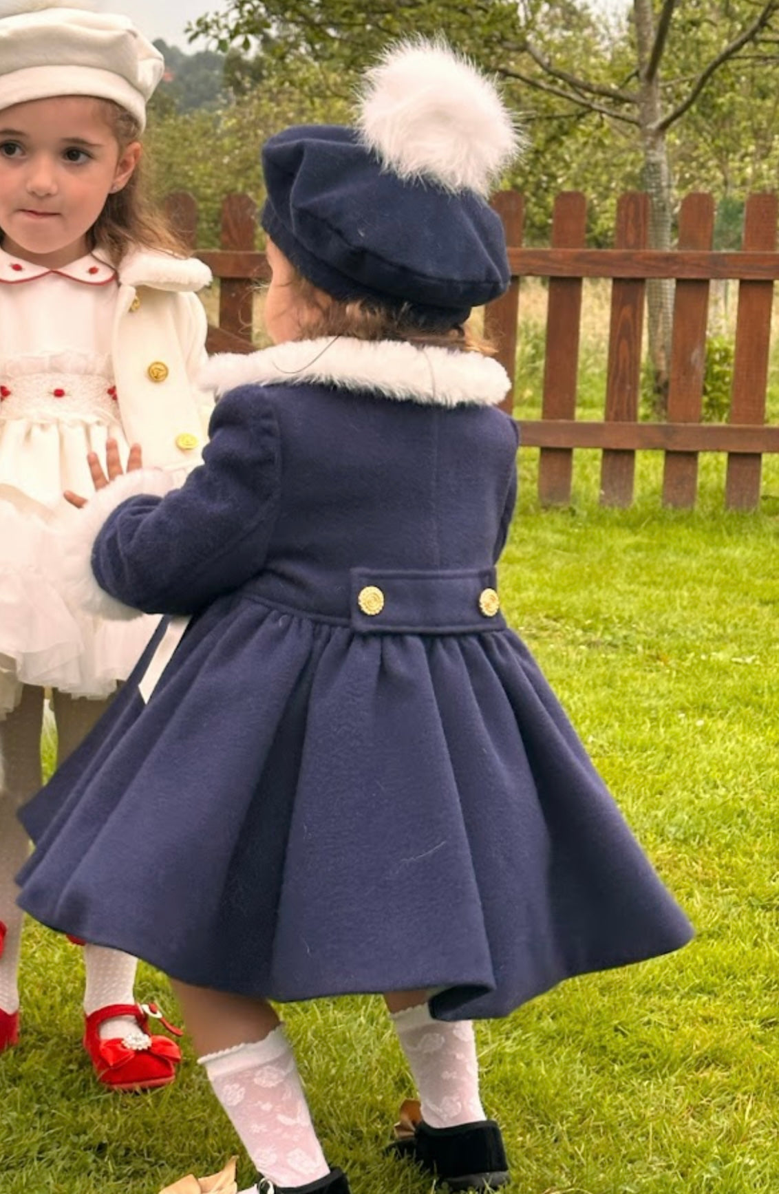 Navy Frances Catherine Coat