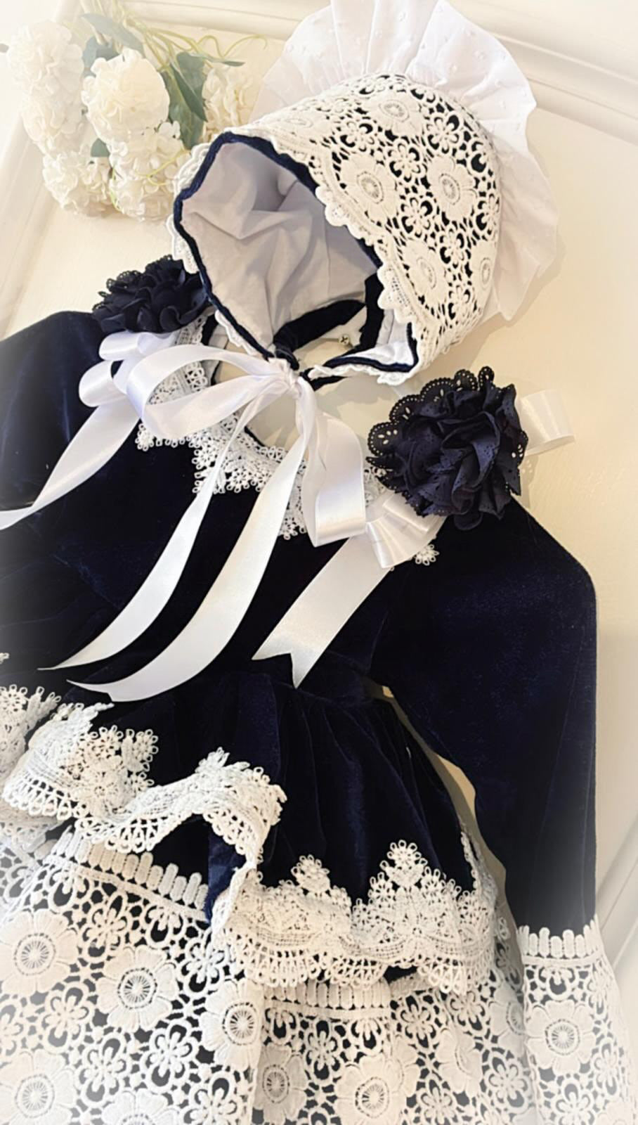 Navy Winter 3 Piece dress set