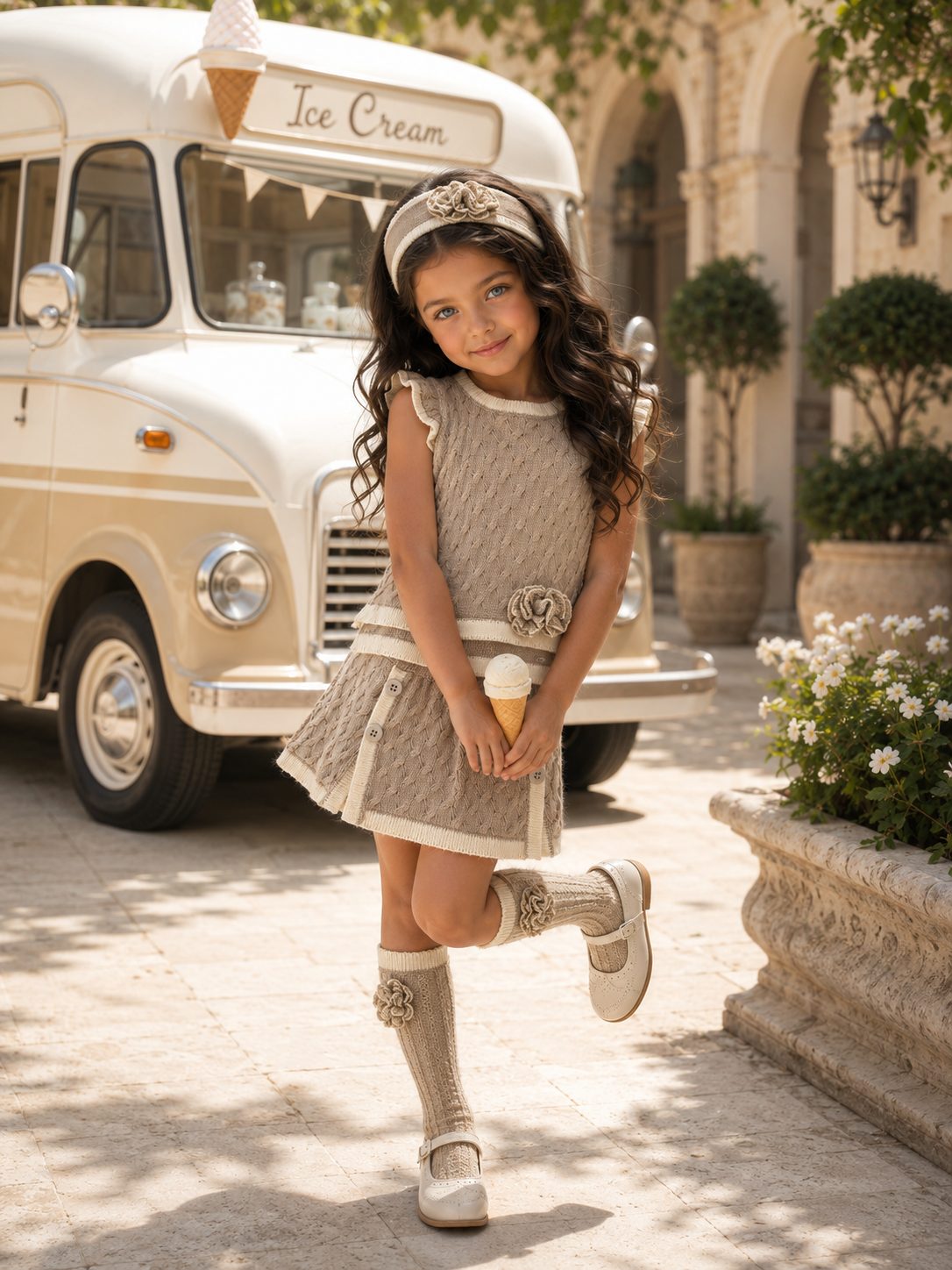 Teddy Two piece skorts set 5-10 years