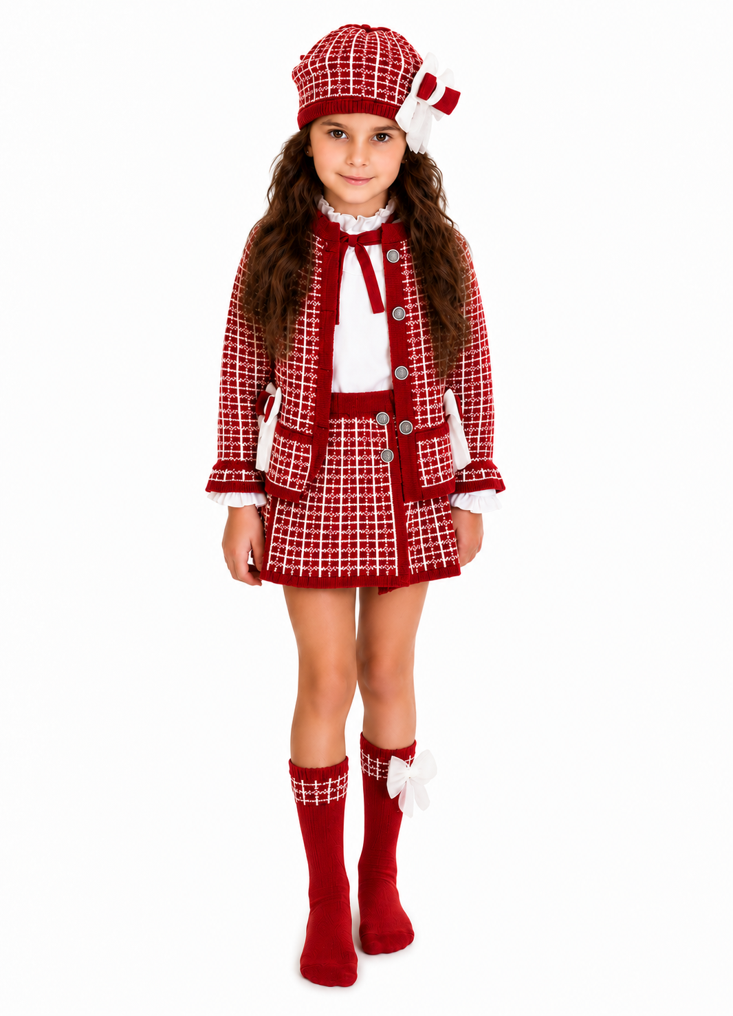 Rahigo Red & White 3 Piece set
