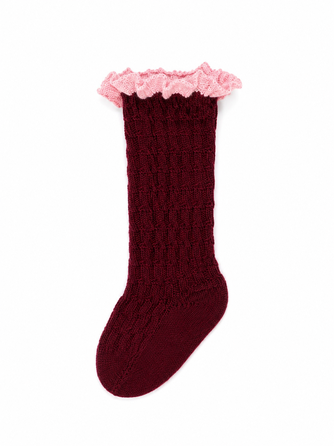 Rahigo Burgundy & Pink Socks