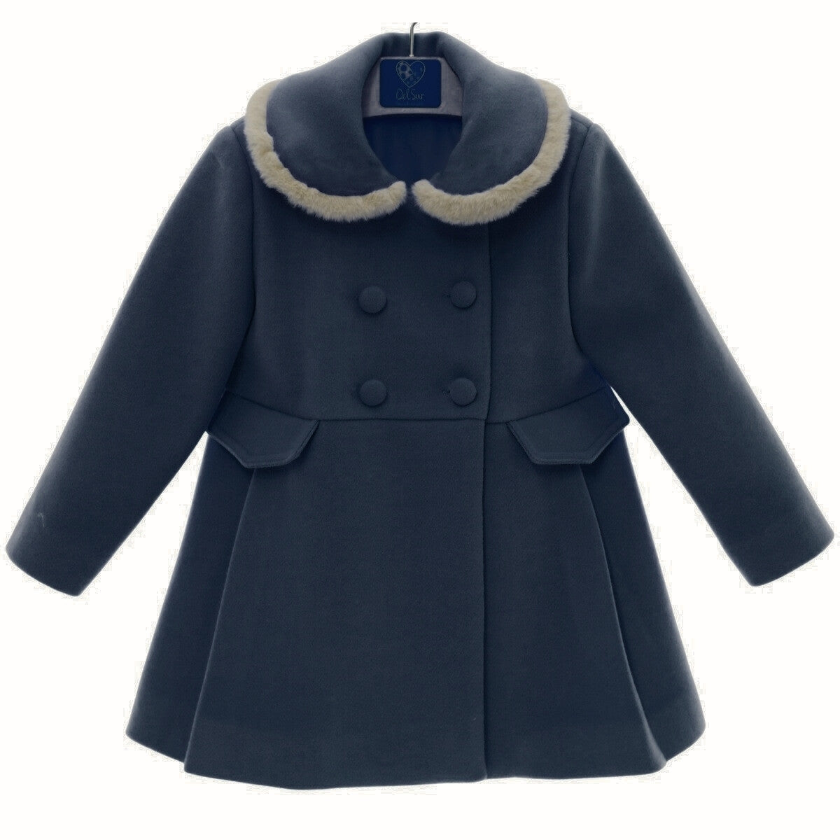 Navy Mouflon Coat