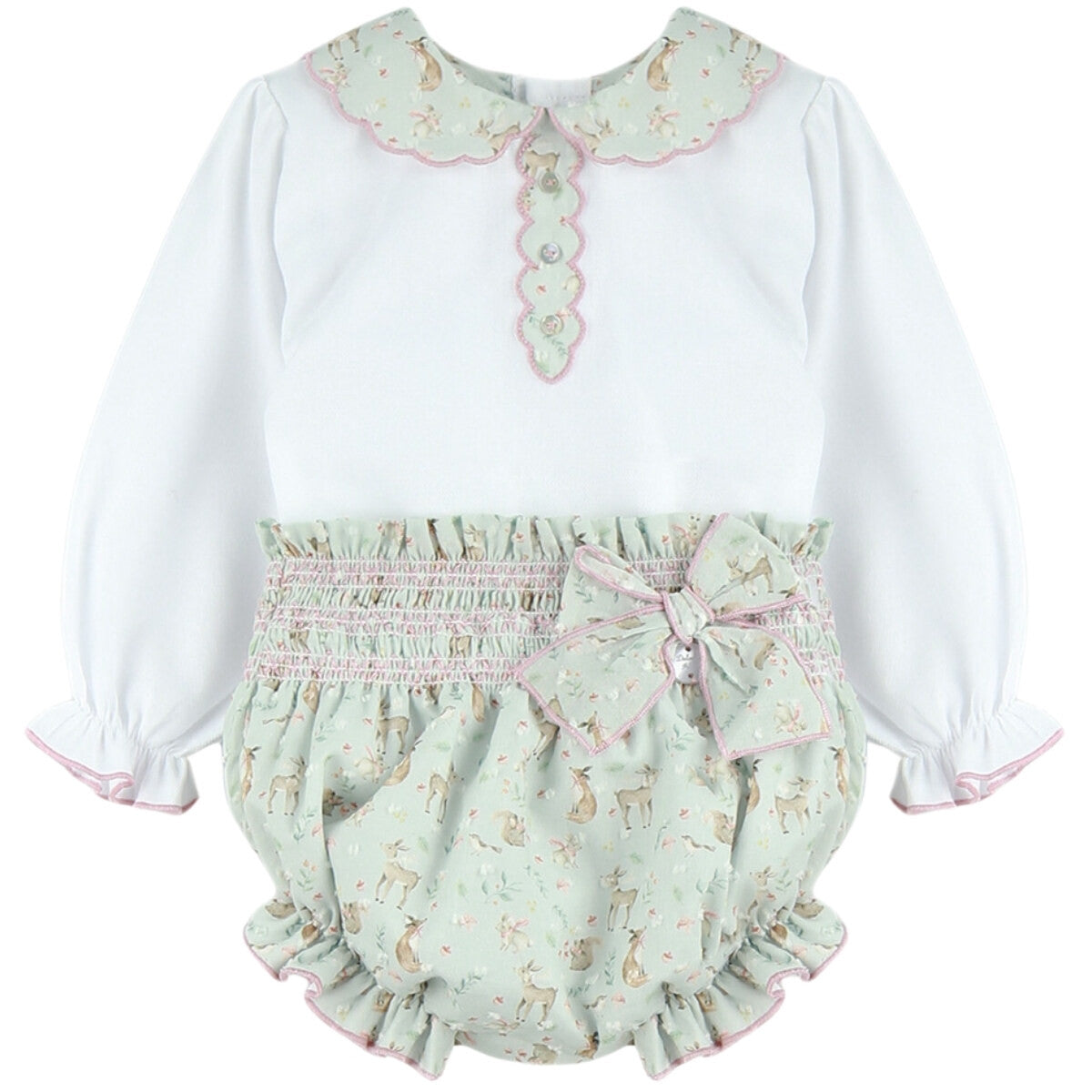 Bambi blouse & bloomer set (6m-48m)
