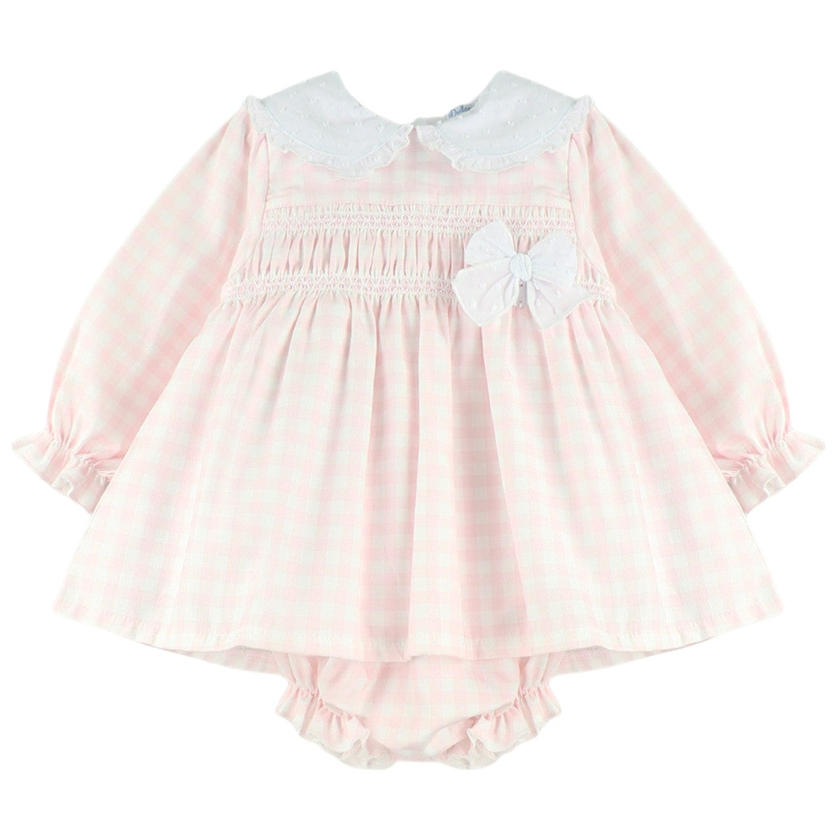 Inglaterra smocked dress & knicker set (3m-5y)
