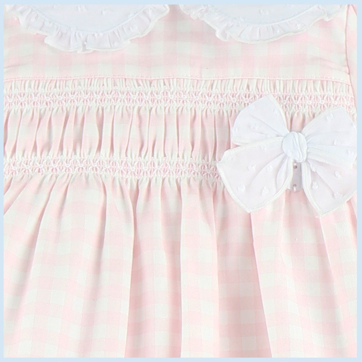 Inglaterra smocked dress & knicker set (3m-5y)