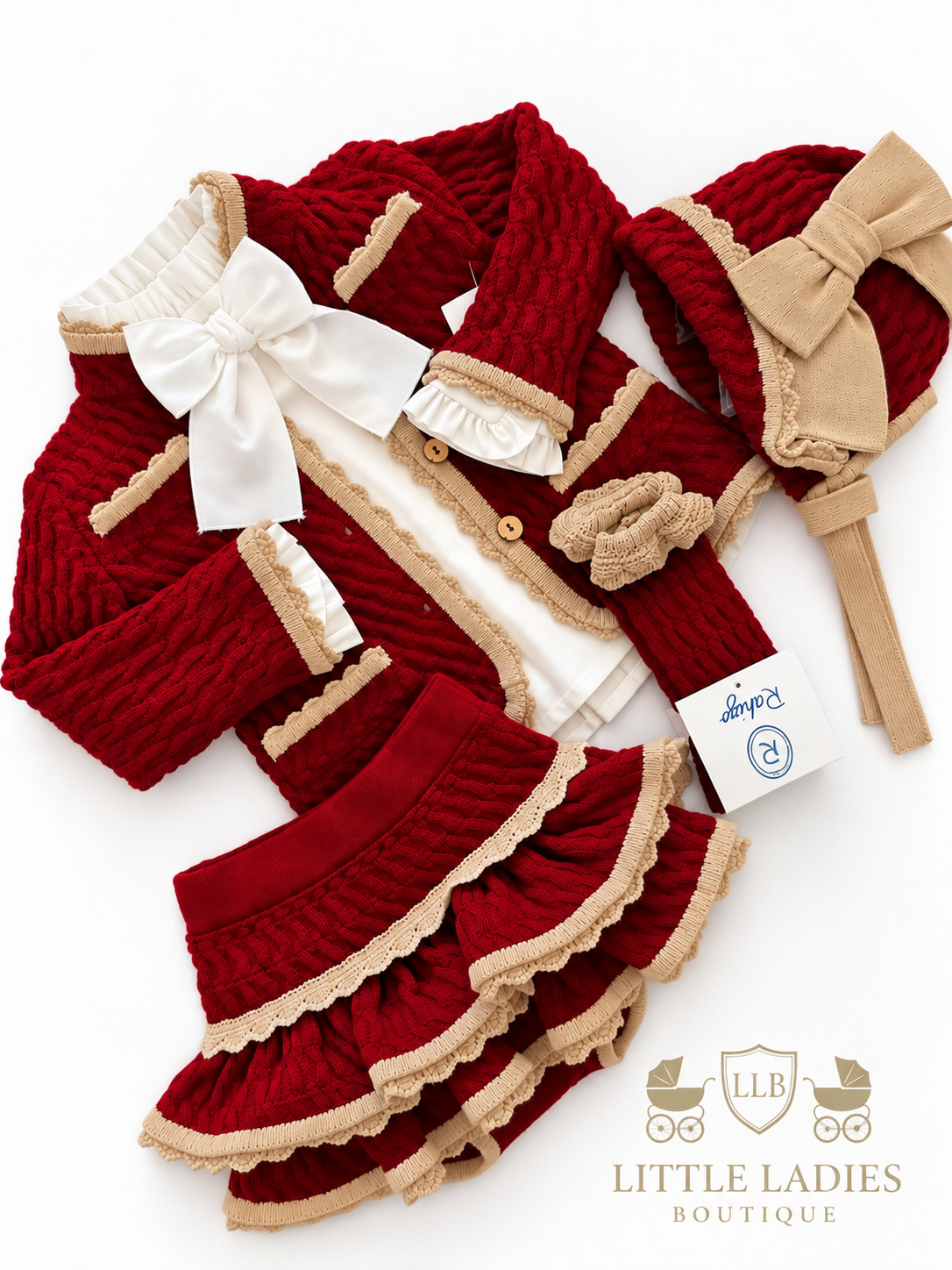 Rahigo Red & Camel 5 Piece Set