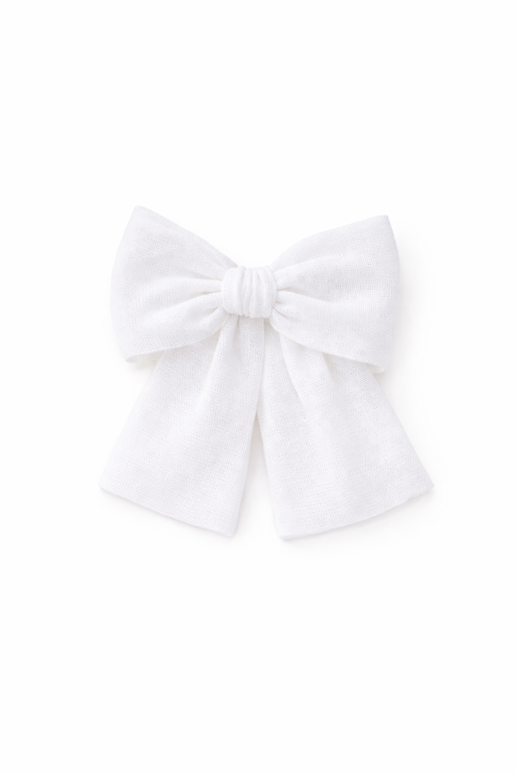 Rahigo White tulle bow