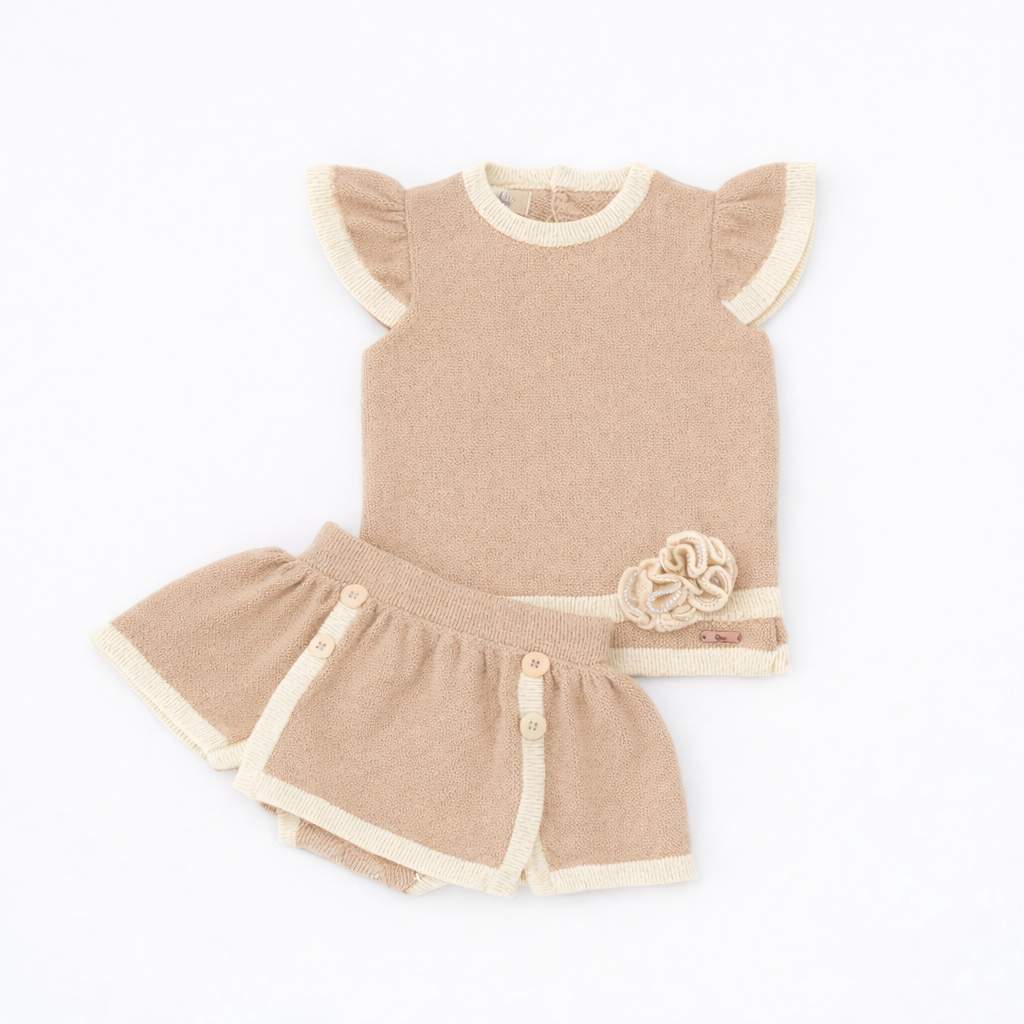 Rahigo Teddy 2 piece skorts set (6-48m)