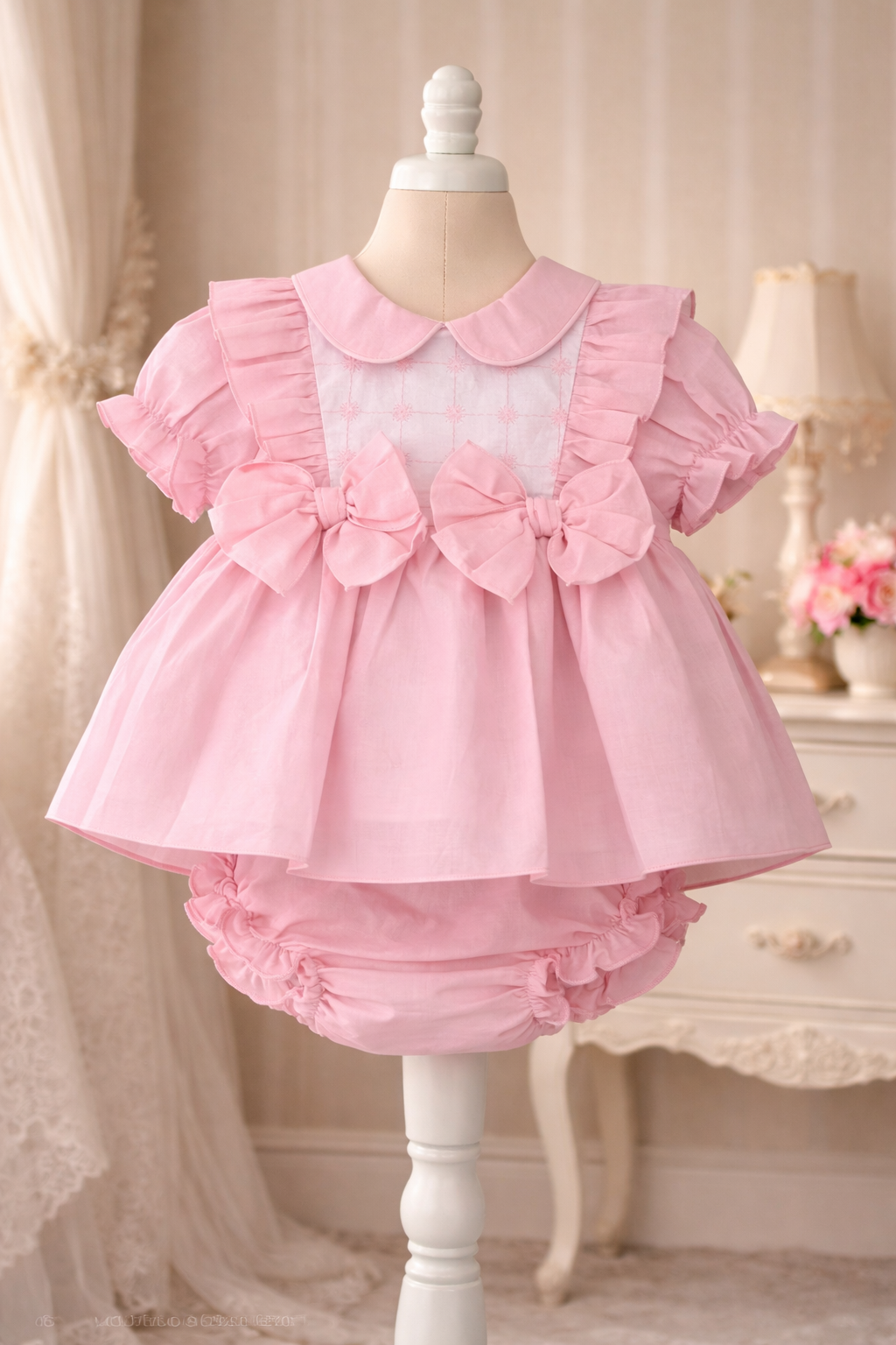 Pink Beau Dress & Knicker set