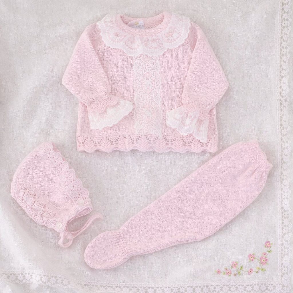 Venus 3 piece long knitted set