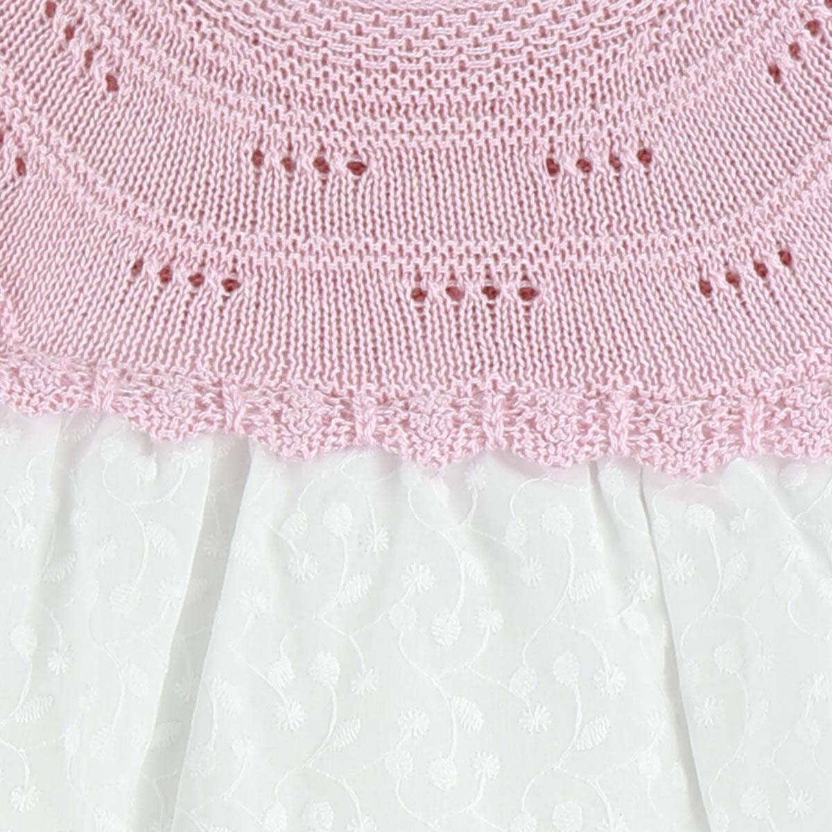Dusky Pink Knitted Dress set