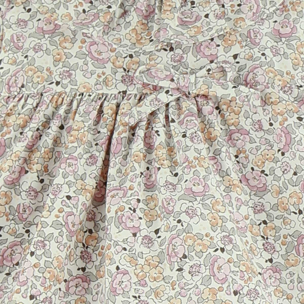 Pink Floral Dress & Knicker Set