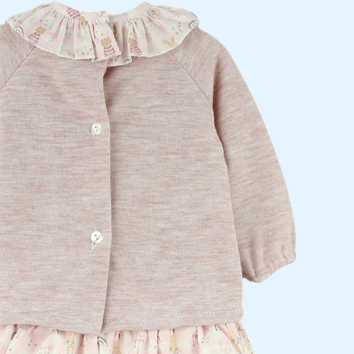 Pink Jumper & Frilly Bloomer Set