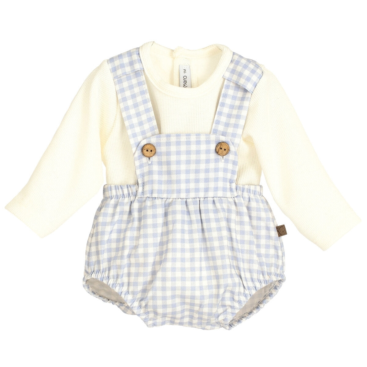 Berg Blue Romper & Blouse Set