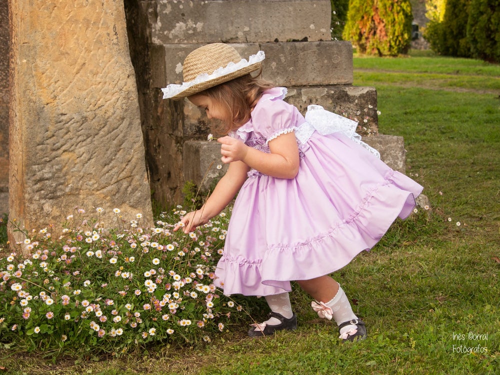 Sonata- lilac smock