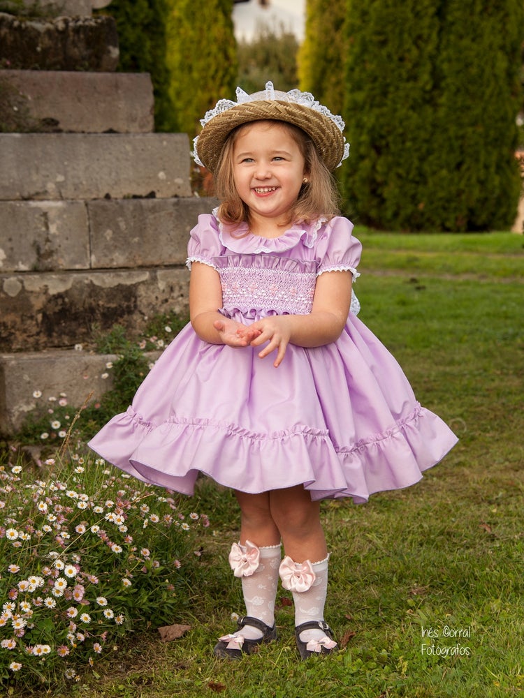 Sonata- lilac smock