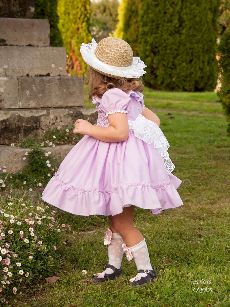 Sonata- lilac smock