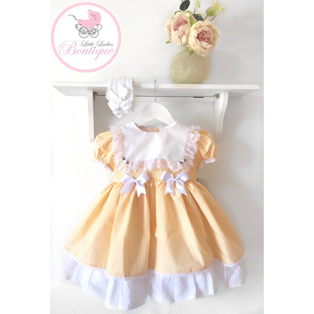 Candy stripe Vintage Bib Puffball