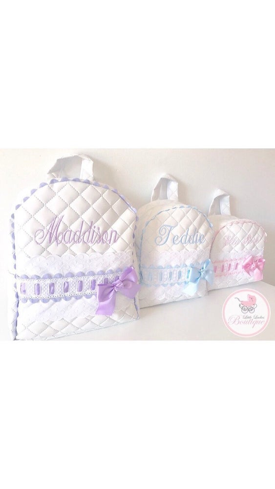 Handmade personalized backpacks
