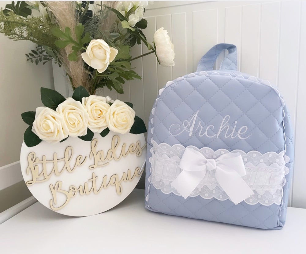 Handmade personalized backpacks