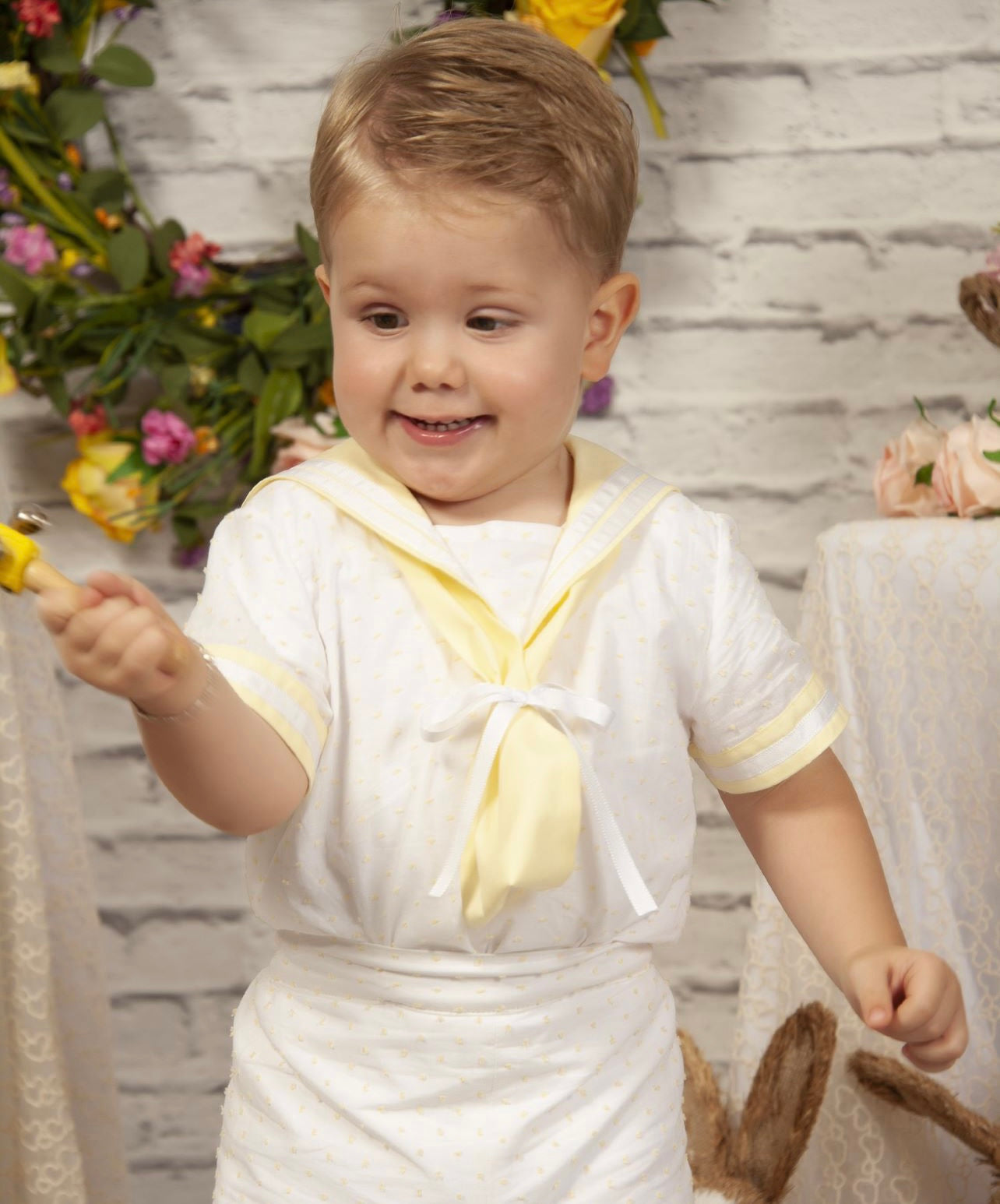 PC23-11 Boys lemon sailor set