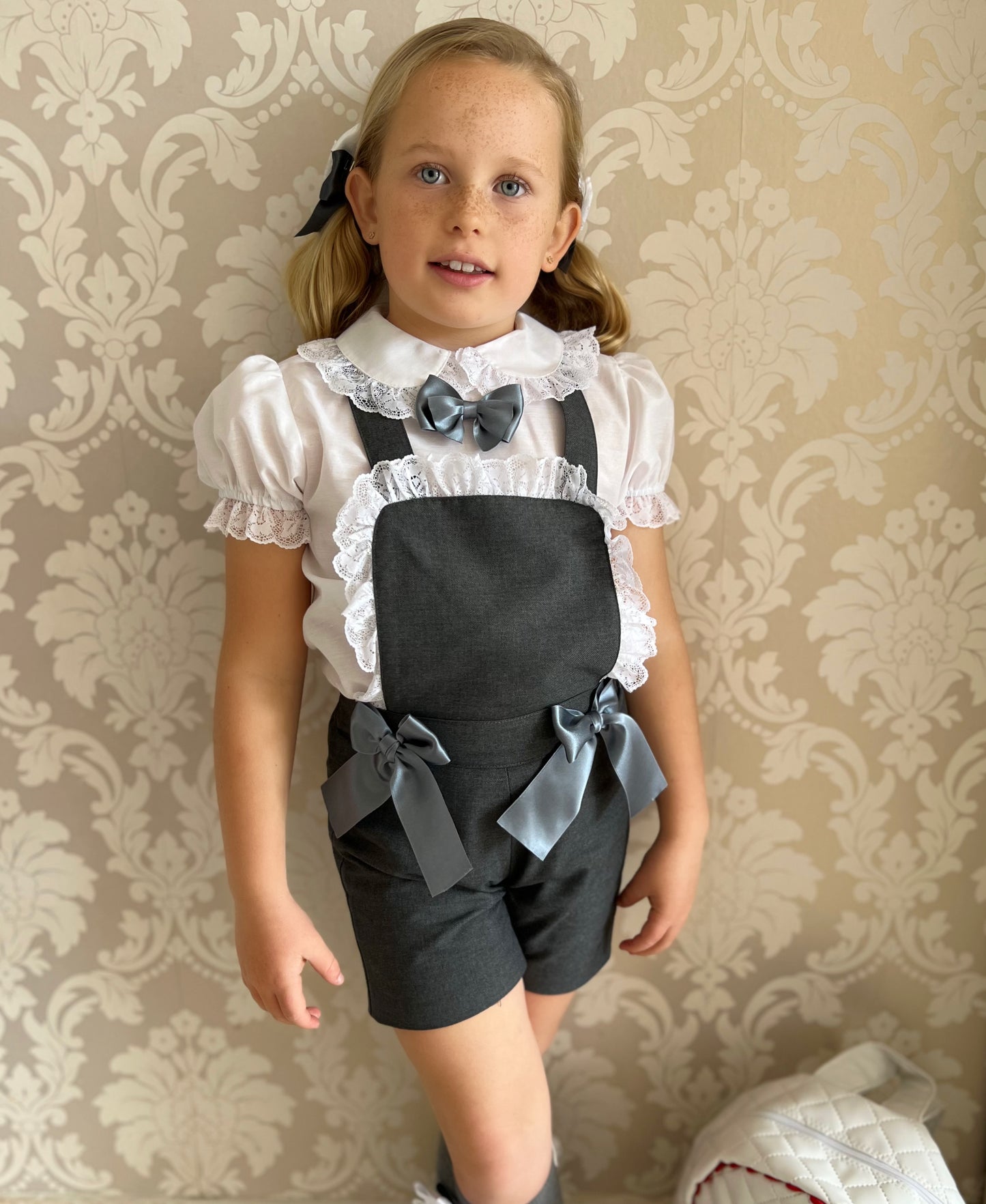 Shorts style School Pinafore