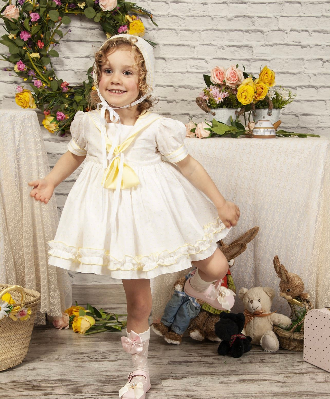PC23-012 Lemon sailor dress