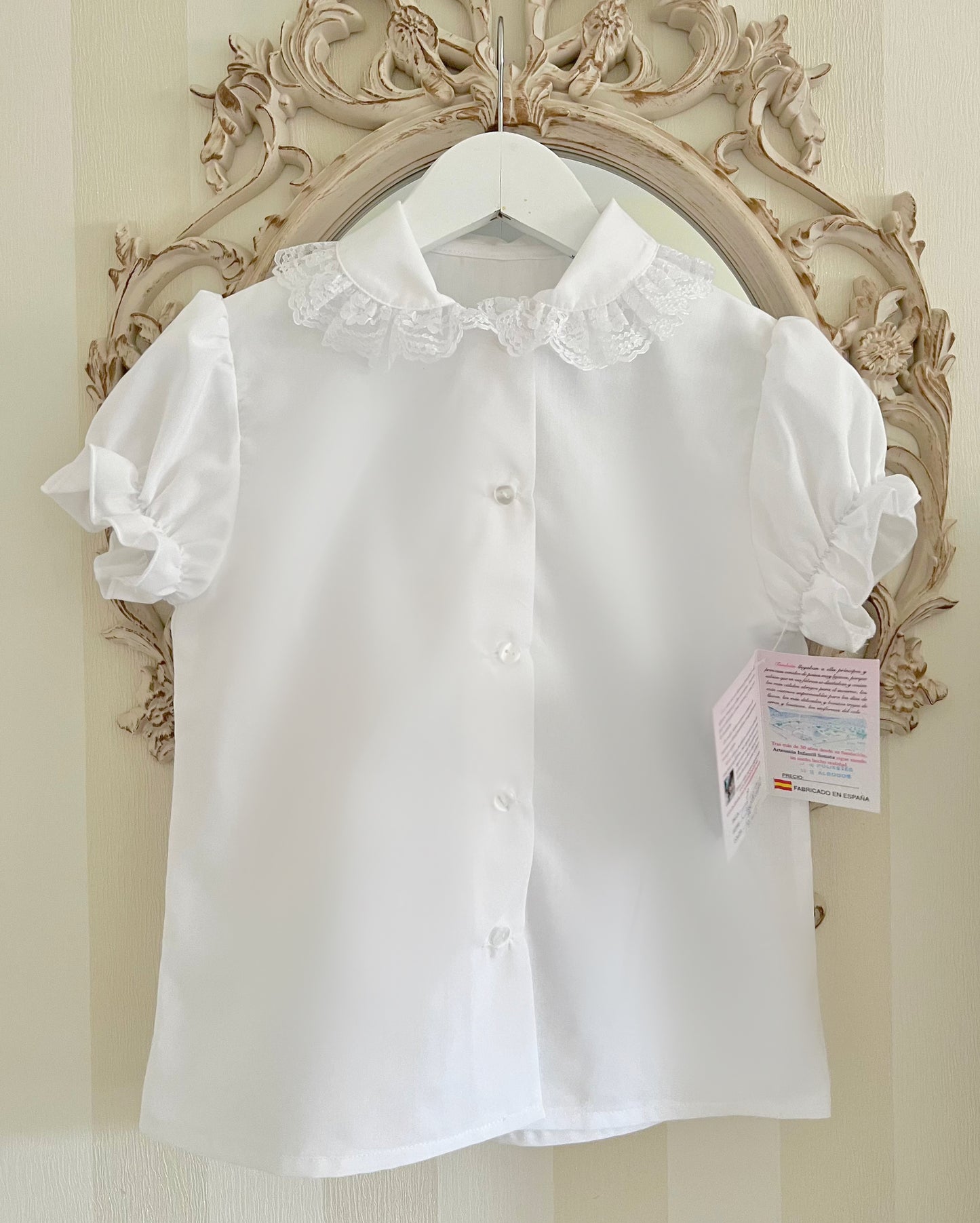 School lace blouse