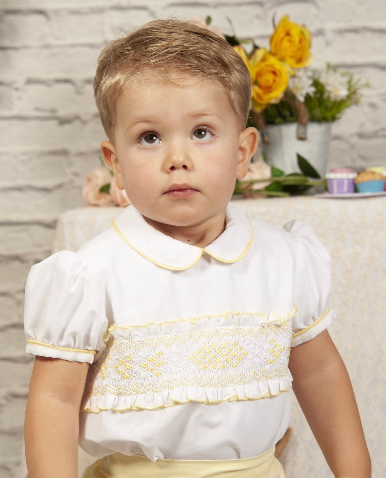 PC23-13 boys smocked set