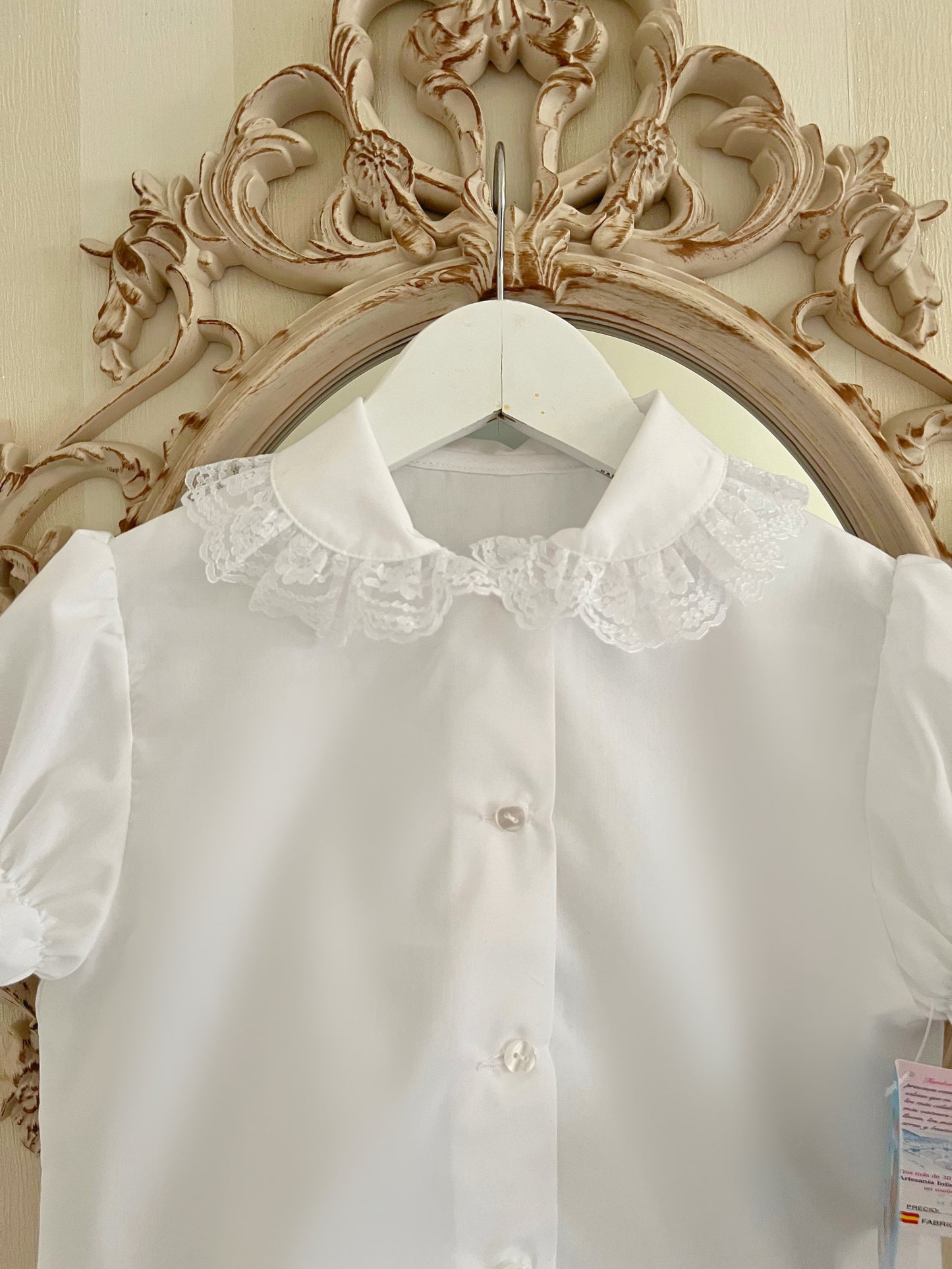 School lace blouse