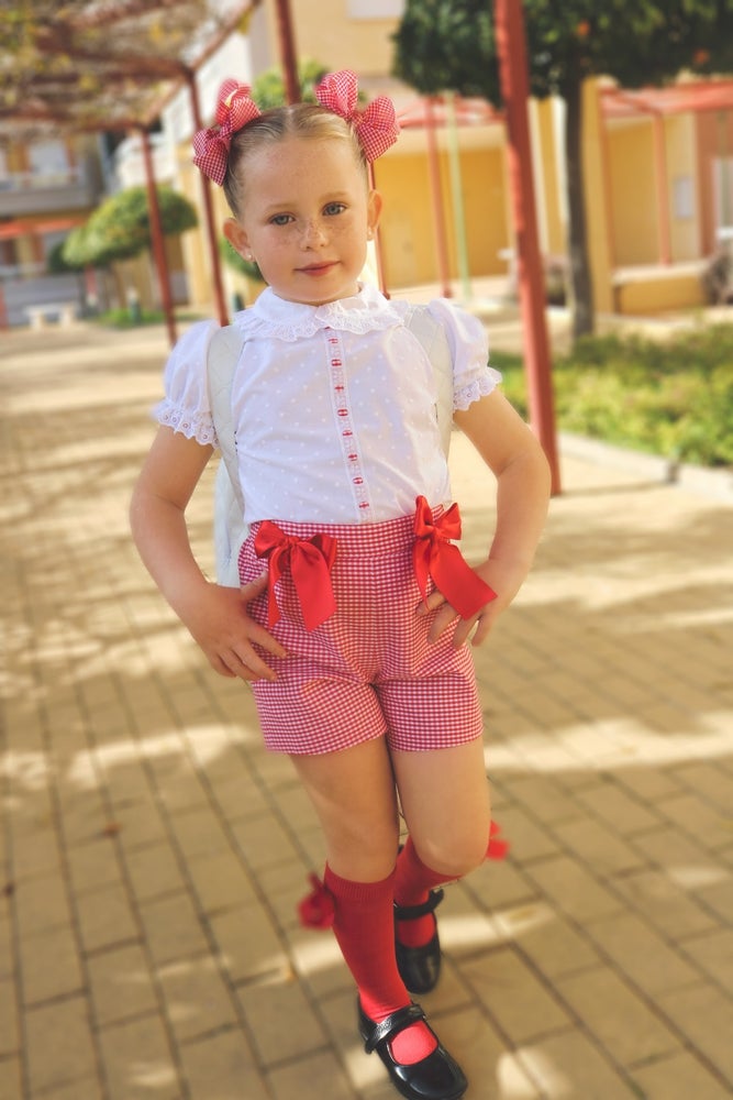 Summer school Shorts Set