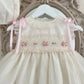 PC23-09 Pink smocked dress