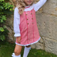 IN23 red houndstooth dress