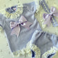 Ela Lilac knitted summer set
