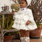 Cream Puffball Dress