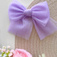 Lilac Tulle Hair Bow