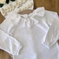 Babidu frilly collar top