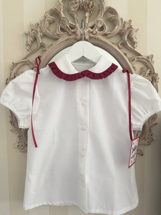 School Blouse with bows