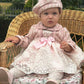 Pink tweed dress