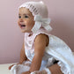 Baby Pink Knitted Dress set