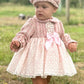 Pink tweed dress