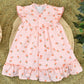 Peach Dress 2-8 years