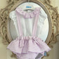 Lilac Romper & Blouse Set