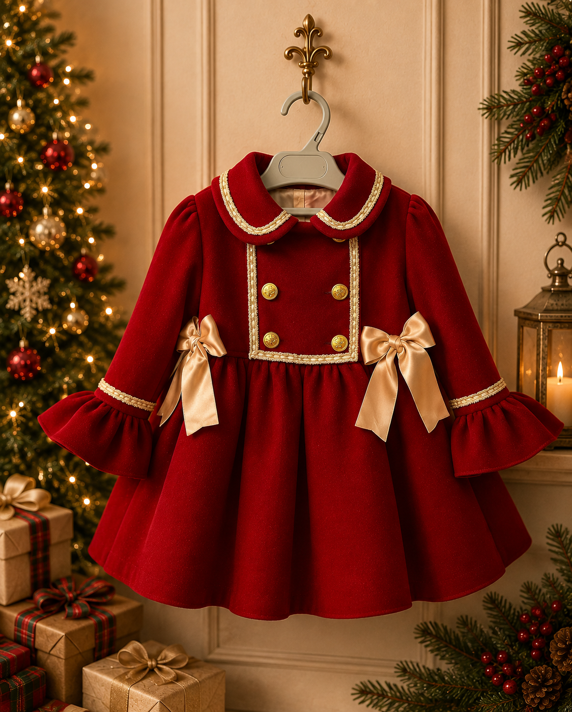 Sonata Red Coat with beret
